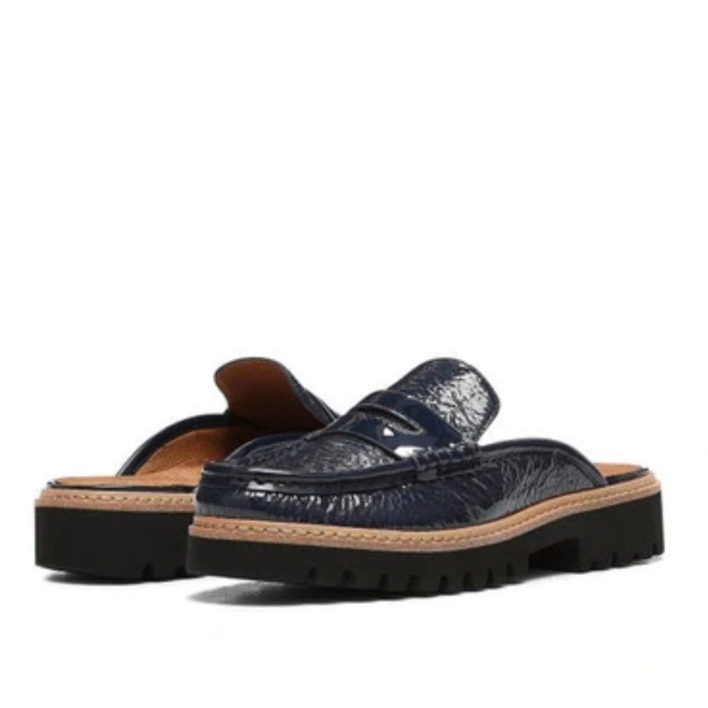 Donald Pliner Hillie Lug Sole Memory Foam Loafer Mule Size 6.5